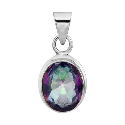 WeLoveSilver - zilveren hanger - mystic quartz - 925 zilver - luxe