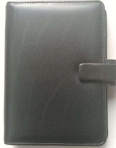 Filofax Omslag Organizer Portefeuille - Metropol Personal Standard - zwart