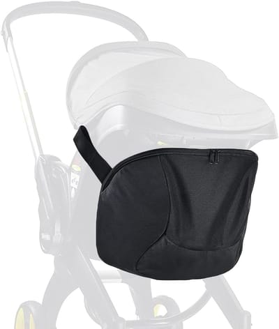 De opbergtas Geschikt voor Doona kinderwagens biedt ruimte Geschikt voor luiers, speelgoed en andere spullen. De tas is Geschikt voorzien van een antisliprits en een ruime opbergruimte