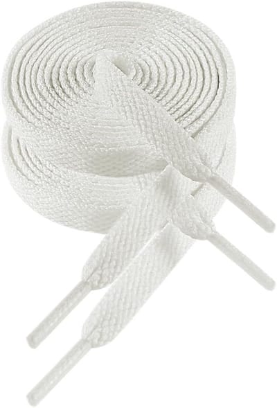 Famanu – Platte Schoenveters voor Sneakers, Hoogwaardige Kwaliteit, 8 mm Breed, Geschikt voor Sport- en Casual Schoenen
