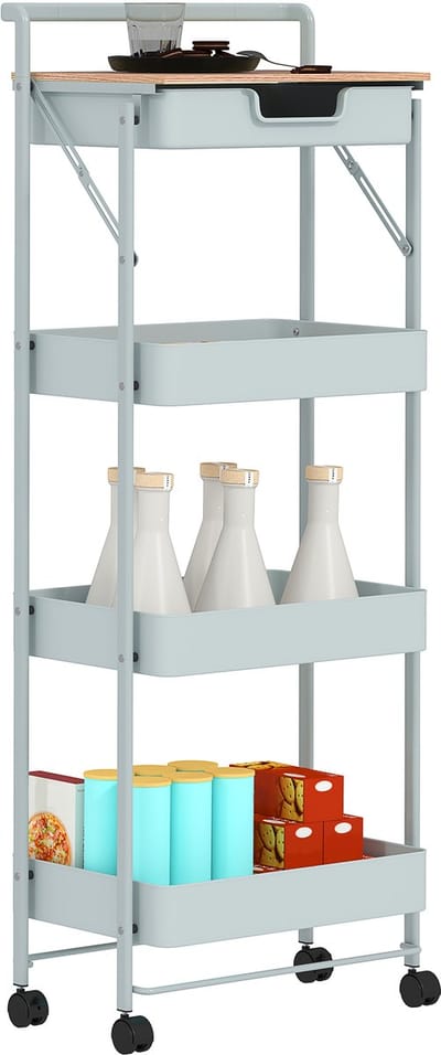 HOMCOM-gereedschapswagen-PP-45x29,5x117,5cm-Vert