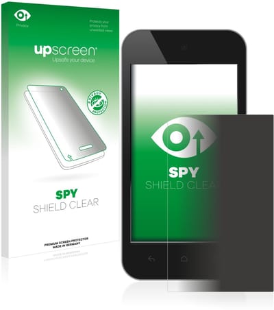 upscreen - privacy screenprotector voor Standaardmaten met 2.4 inch-scherm [36.98 mm x 49.29 mm, 4:3] Folie Beschermfolie Blauwlichtfilter