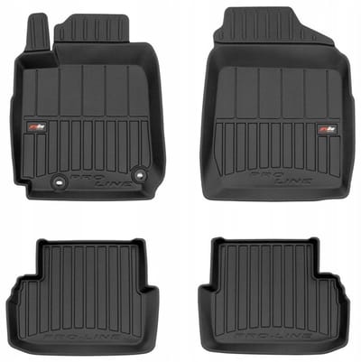 Frogum - Toyota Celica VII 1999-2005 - Rubberen automatten 3D - 4 stuks - TPE Materiaal - 6 cm Hoge Rand - Geurloos