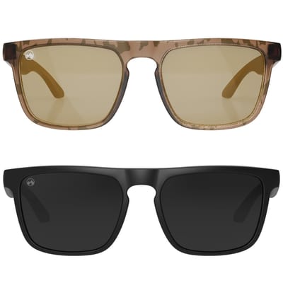 MowMow 2-pack Zonnebril - Gepolariseerd - Heren - Dames - HELIOS collection