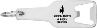 Akyol - moeder dochter vrienden voor het leven flesopener - Moeder - familie - cadeau - 105 x 25mm