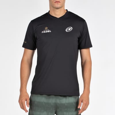 Bullpadel Shirt Perico Padel Heren Zwart