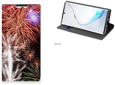 Samsung Galaxy Note 10 Hippe Standcase Vuurwerk
