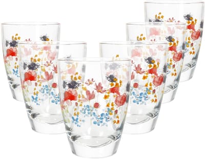 Set van 6 MARIE drinkglazen voor 6 personen