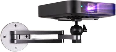 Projector Muurbeugel - Projector Stand - Thuisbioscoop Inrichten - Stevig Aluminium Ontwerp - 10kg Draagvermogen - Zilver