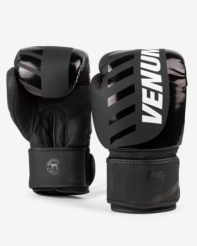 Venum Challenger 3.0 Bokshandschoenen – 14 oz – Zwart – PU Leer – Kickboksen & Training