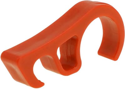 Motorremhendelhaak - Parkeerhulp - Veilig Parkeren - Robuuste PP Structuur - 9 x 4 x 1.5 cm - Oranje