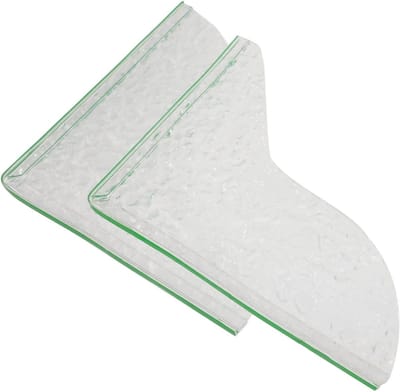 Badkuip Spatscherm - Douche Rand - Voorkom Natte Vloer - Spatwaterdicht Ontwerp - 2 Stuks 21x19cm - Transparant