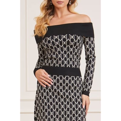GUESS Marciano By  Angelina Off Shoulde All Over Jacquard Kni Taglia: XXS | Maglioni a maglia Outlet | Donna