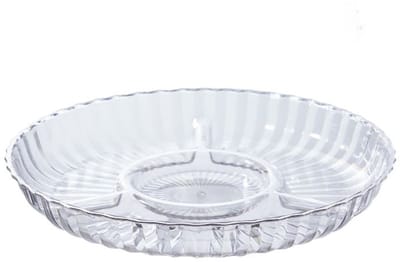 Cinar - Tapasschaal Ø 38 cm - Snackplaat - Serveerschaal - Serveerbord - Verdeelbord - Gourmetschaal - Verdeelschaal