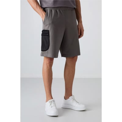 Heren Wijde Cargo Shorts