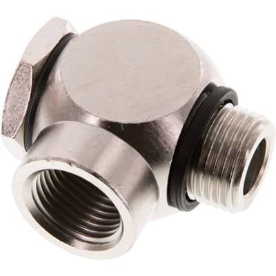 G1/2'' Vernikkeld Messing Banjobout Binnen- en buitendraad Banjobout O-ring