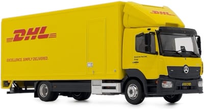 MarGe Models Mercedes-Benz Atego truck DHL, schaal 1 op 50