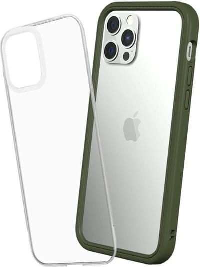 RhinoShield Mod NX Apple iPhone 12 / 12 Pro Hoesje Bumper Groen