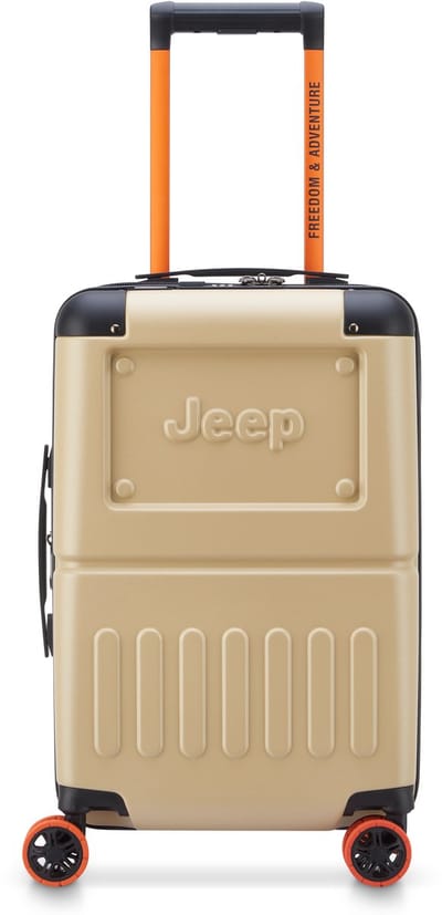 Delsey JH002B 55 cm Vergrootbare Handbagage Koffer - Beige