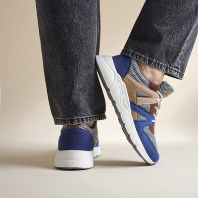 Vertice Vertice Sneakers blauw Textiel