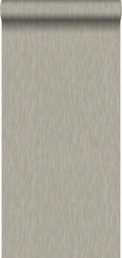 Origin Wallcoverings behang grasweefsel met linnen look bruin - 53 cm x 10.05 m - 347315