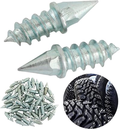50Pcs Anti-Slip Schroef Studs voor Banden - Sneeuwkettingen en Spikes voor Optimale Grip