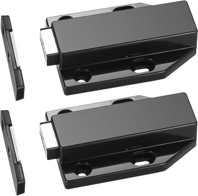 Push-to-open deur opener met magnetische sluiter voor meubels, lades en kastdeuren - 2 stuks