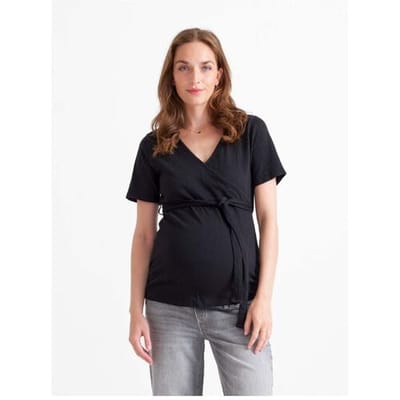 Prénatal zwangerschapstop Black XS Dames
