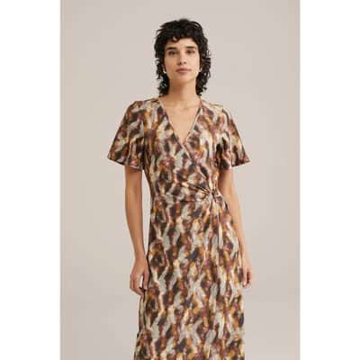 WE Fashion Dress Mid Length Yellow Taglia: XS | Abiti Midi Outlet | Donna | Giallo