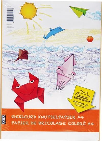 Gekleurd Knutselpapier Sorbo 100 vel A4