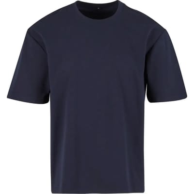 Build Your Brand - Sorona Loose Fit T-Shirt - Navy maat S