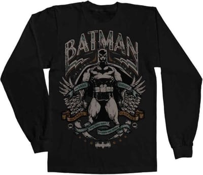 DC Comics Batman Longsleeve shirt -S- Dark Knight Crusader Zwart