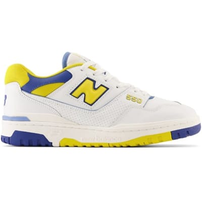 New Balance Bb550ncg Sneakers In White & Yellow Taglia: 45.5 | Sneakers Outlet | Unisex | Bianco