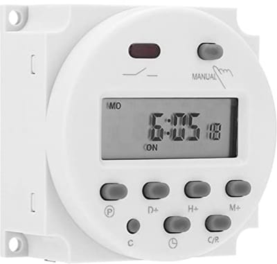 Mini Tijdschakelaar 12V - LCD Digitale Timer Switch met Microcomputer