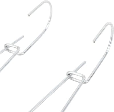 20-stuks Papierpatroon Haken van Gegalvaniseerd Staal voor Naaipatroon en Creatief Maken, 2,5x185 mm, Ideaal voor Papieropslag en Handwerken