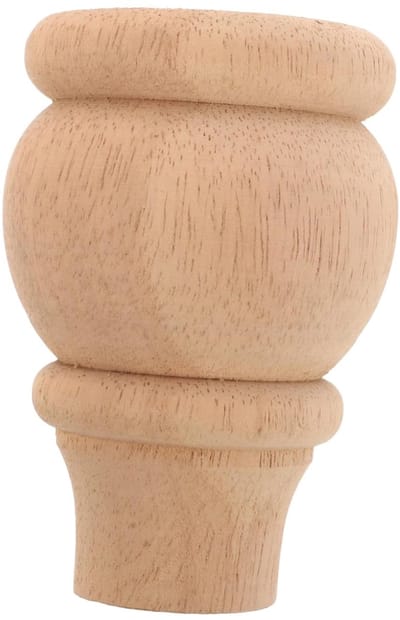 Meubelpoten Houten Pootjes - Bank Tafel Kast - Meubels Verfraaien - Stabiele Constructie - 11 x 7 x 7 cm