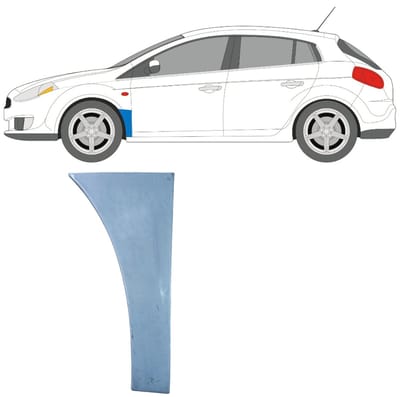 Reparatiepaneel voorspatbord voor Fiat Bravo II 2007-2014 / Links