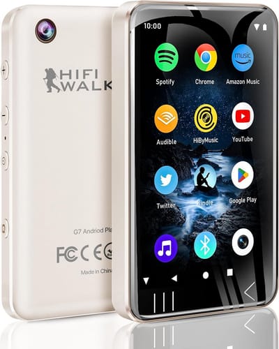 Draagbare MP3-speler met Bluetooth en Wifi - Muziekspeler voor elke situatie