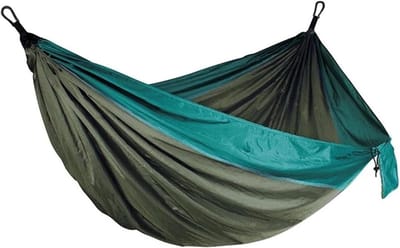 Reishangmat - Parachute hangmat - Ontspannen buiten - Superlichtgewicht draagbaar - 220 x 100 cm - Meerdere kleuren