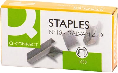 Q-CONNECT nietjes nÂ°10 | verzinkt | doosje van 1000 stuks