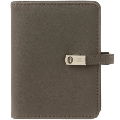 1311-17 Pocket Ringagenda Organizer Grijs 1 week per 2 paginas 2026-2027-2028