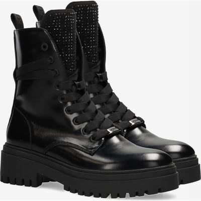 Mexx Enkellaars Pretty Keto Zwart - Dames - Maat 36
