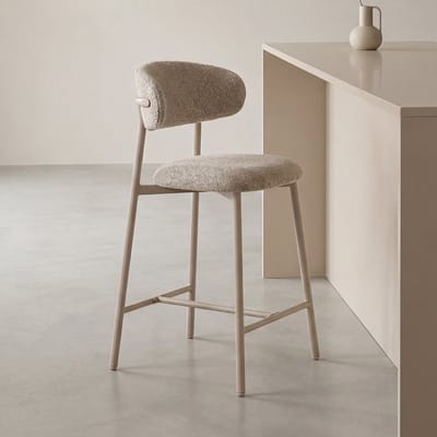 LABEL51 Kaito Barkruk - Naturel - Geweven - Laag - Kruk -