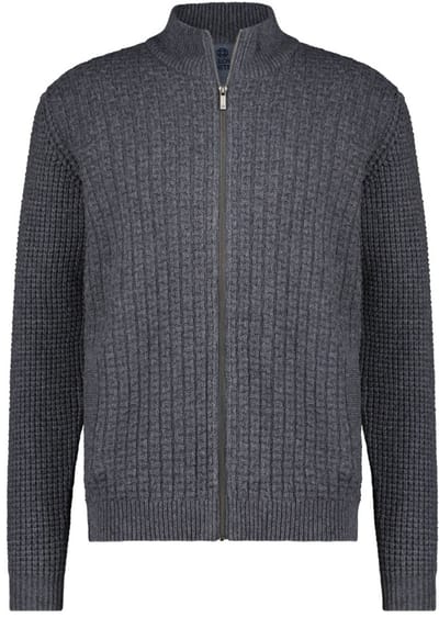 Fellows United Cardigan Vest Luxe 80% Lambswool Grey (32.1110 - 123)