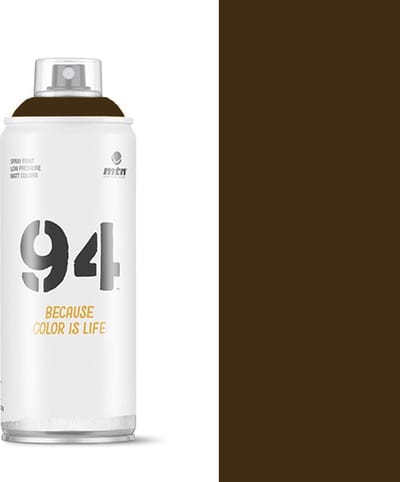 MTN94 Gondola Bruine spuitverf - 400ml lage druk en matte afwerking