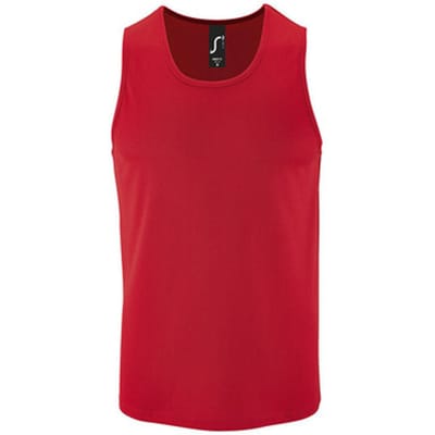 SOL'S Men´s Sports Tank Top Sporty L02073 - Red - XXL