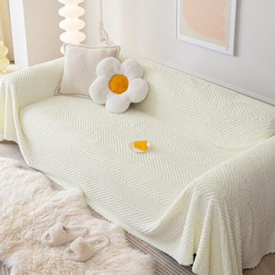 Sofa Handdoek in Scandinavische Stijl Eenvoudige Sofa Handdoek Antislip Stofdicht Universele Sofa Hoes Verdikkend Shu Velours Bank Handdoek Deken 180x130cm1pcs