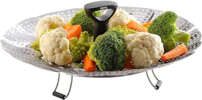 Stoominzet RVS voor Pannen - Diameter 17.8 cm - Universeel Keukengerei