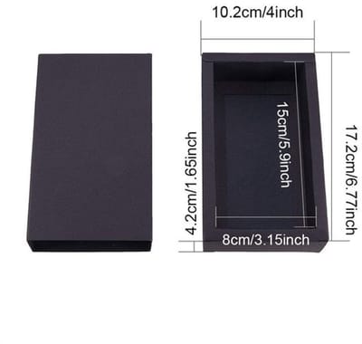 Geschenkverpakking Hoogwaardig Kraftpapier - Schuifdoosje - Voor Zeep/Sieraden/Snoep - Stevig en Duurzaam - Verschillende Maten - Voor Feestjes/Festivals - Cadeauverpakking