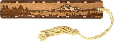 Houten Bladwijzer - Boekenlegger - Lezen Markeren - Handgemaakt Uniek - 15 cm - Natuurlijke Kleuren
